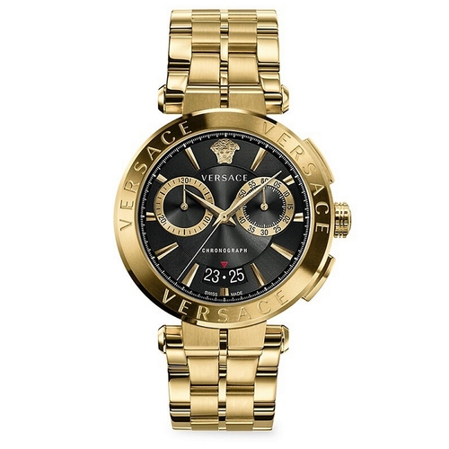 Versace Herren Uhr Armbanduhr Chronograph AION VE1D01721 Edelstahl