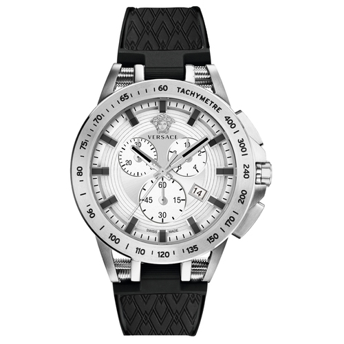 Versace Herren Uhr Armbanduhr Chronograph SPORT TECH VE3E00121 Silikon
