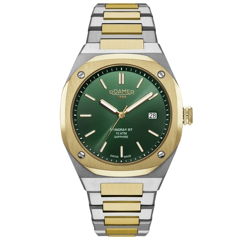 Roamer Herren Uhr Analog Quarz 854833 47 75 50 Stingray R7 Edelstahl