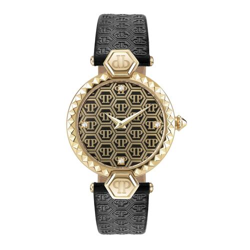 Philipp Plein Damen Uhr Analog Quarz PLEIN COUTURE PWEAA0321 Leder