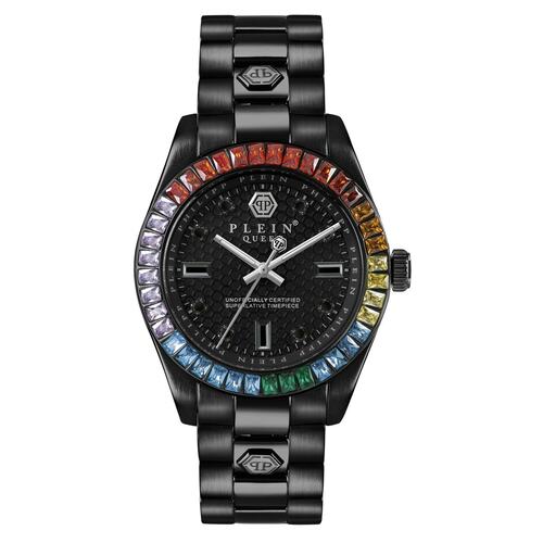 Philipp Plein Damen Uhr Analog Quarz QUEEN CRYSTAL PWDAA0921 Edelstahl