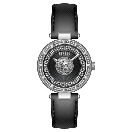 Versus by Versace Damen Uhr Armbanduhr Sertie N Crystal VSPQ13321 Leder