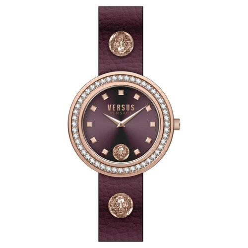 Versus by Versace Damen Uhr Armbanduhr Carnaby Street VSPCG1421 Leder 