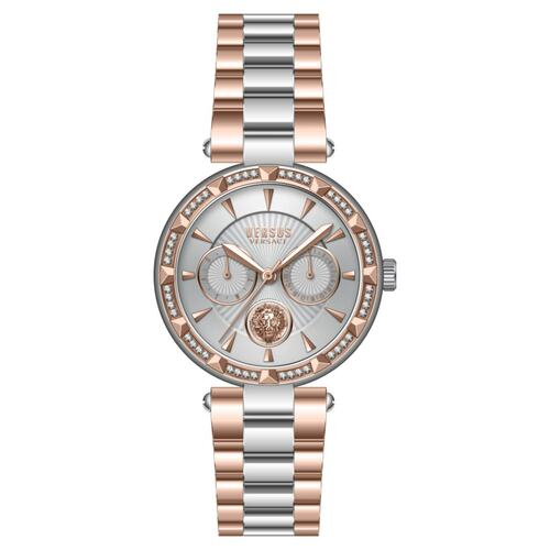 Versus by Versace Damen Uhr Armbanduhr Multifunktion Crystal Sertie VSPOS4221