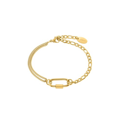 s.Oliver Jewel Damen Armkette Edelstahl gold 2033904