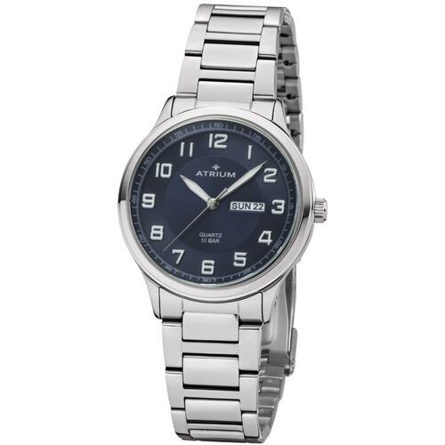 ATRIUM Herren Uhr Armbanduhr Edelstahl Analog Quarz A39-35