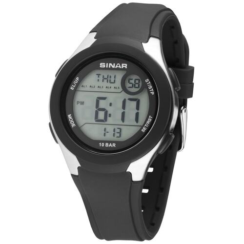 SINAR Jugenduhr Damen Herren Armbanduhr Digital Quarz Unisex Silikon XV-19-1