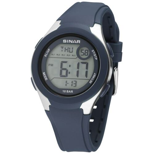 SINAR Jugenduhr Damen Herren Armbanduhr Digital Quarz Silikon XV-19-2