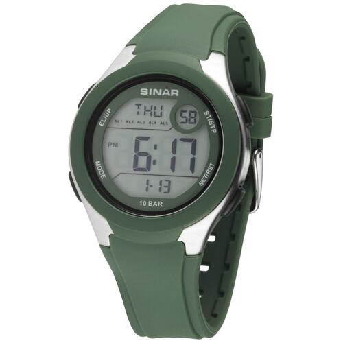 SINAR Jugenduhr Damen Herren Armbanduhr Digital Quarz Silikon XV-19-3