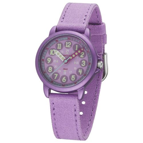 JACQUES FAREL ko Kinder-Armbanduhr Analog Quarz Mdchen ORGT 1112 Lila