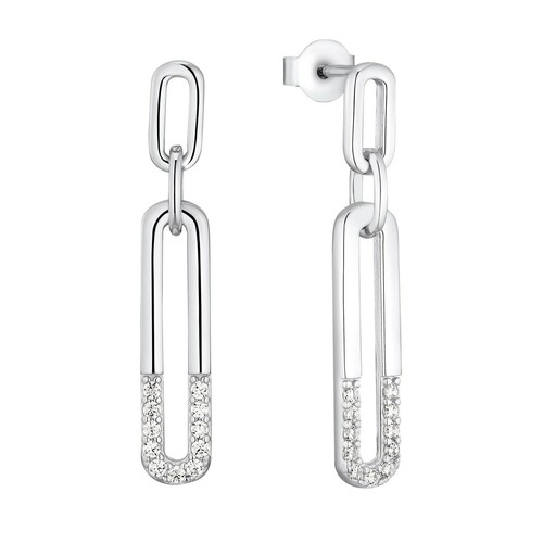 s.Oliver Jewel Damen Ohrringe Ohrh�nger Silber Zirkonia 2034856