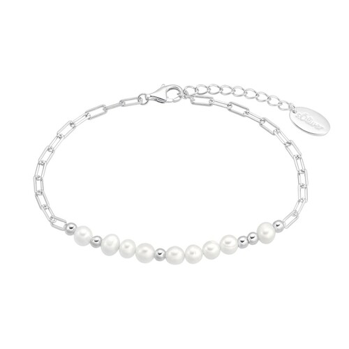 s.Oliver Jewel Damen Armband Armkette Silber Perlen 2034891 | Armbänder  direkt bestellen