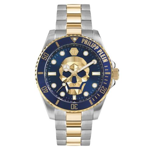 Philipp Plein Herren Uhr Analog Quarz THE $KULL DIVER PWOAA0722 Edelstahl