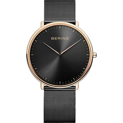 Bering Herren Uhr Armbanduhr Slim Classic - 15739-166 Meshband