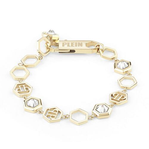 Philipp Plein Damen Armband Edelstahl IP Gold HEXAGON LUX PJ5AA05BU