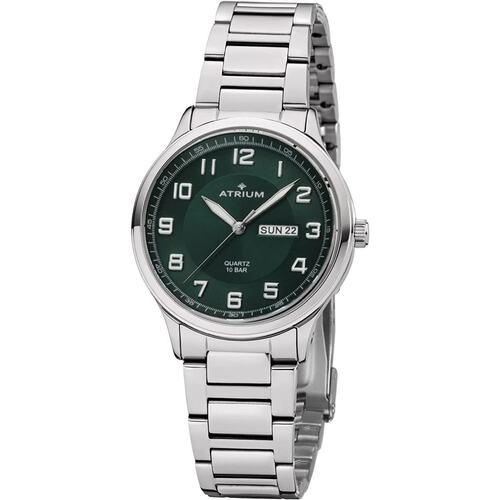 ATRIUM Herren Uhr Armbanduhr Edelstahl Analog Quarz A39-36