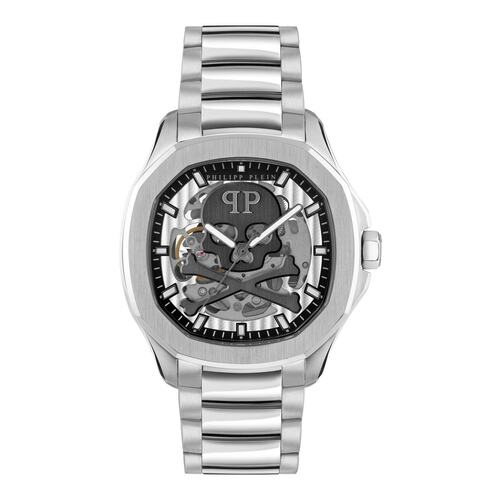 Philipp Plein Herren Uhr Automatik $KELETON $PECTRE PWRAA0223 Edelstahl