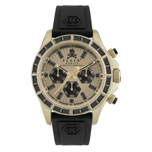 Philipp Plein Herren Uhr Chrono Quarz NOBILE RACING PWVAA0223 Silikon