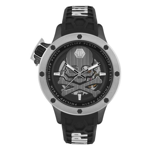 Philipp Plein Herren Uhr Automatik PLEIN RICH PWUAA0523 Silikon