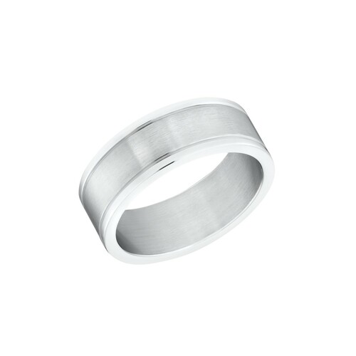 s.Oliver Jewel Herren Ring Edelstahl silber 203553