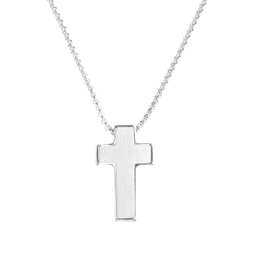 s.Oliver Jewel Kinder und Jugendliche Kette Silber Jungen Kreuz 2035539