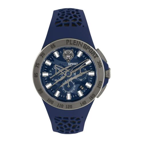 Plein Sport Herren Uhr Analog Quarz THUNDERSTORM CHRONO PSABA0223 Silikon