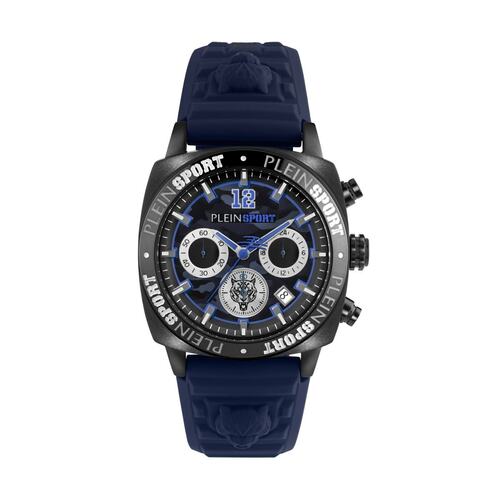Plein Sport Herren Uhr Analog Quarz WILDCAT CHRONO PSGBA0323 Silikon