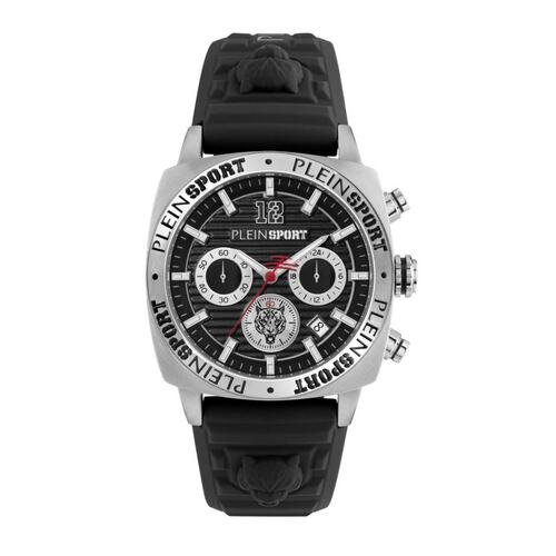 Plein Sport Herren Uhr Analog Quarz WILDCAT CHRONO PSGBA0623 Silikon