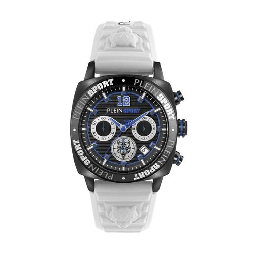 Plein Sport Herren Uhr Analog Quarz WILDCAT CHRONO PSGBA0823 Silikon 