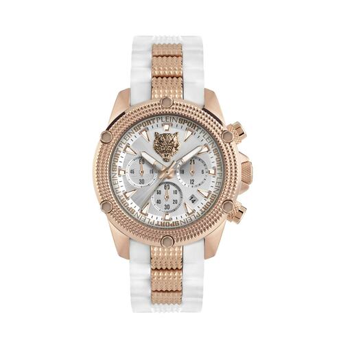 Plein Sport Unisex Uhr Analog Quarz HURRICANE CHRONO PSDBA0723 Silikon