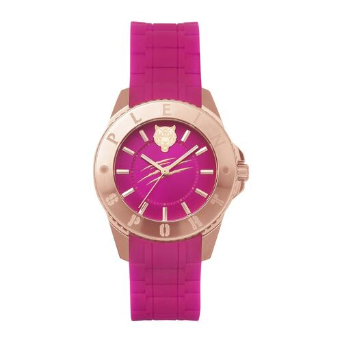 Plein Sport Damen Uhr Analog Quarz GLAM PSKBA0523 Silikon
