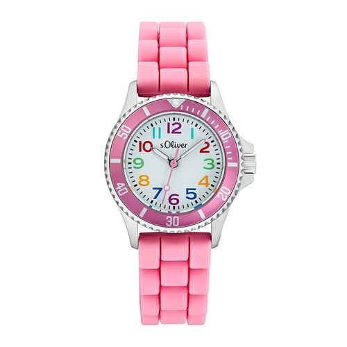 s.Oliver Kinder Uhr Silikonbanduhr 2033505