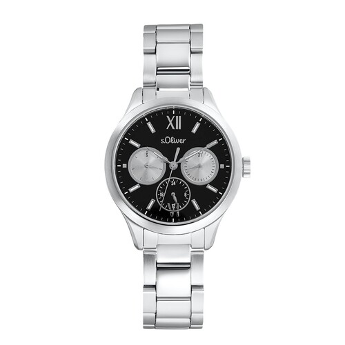 s.Oliver Damen Uhr Armbanduhr Edelstahl Silber 2034591
