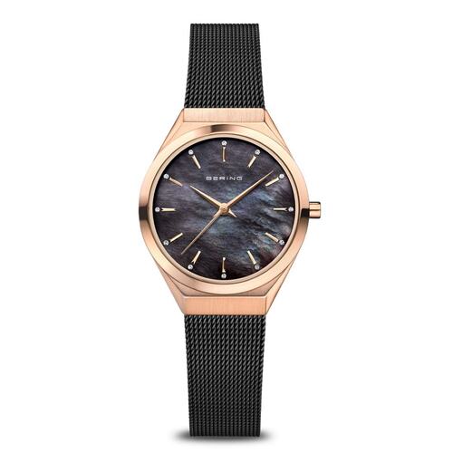 Bering Damen Uhr Armbanduhr Ultra Slim 18729-166 Meshband