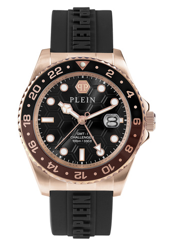 Philipp Plein Herren Uhr Analog Quarz GMT-I CHALLENGER PWYBA0523 Silikon