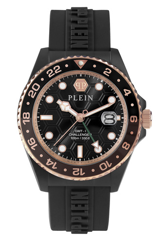 Philipp Plein Herren Uhr Analog Quarz GMT-I CHALLENGER PWYBA0823 Silikon