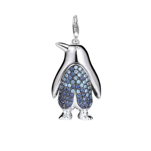 Esprit Anh�nger Charms Silber Zirkonia Pinguin blue XXL ESCH90976B000-1
