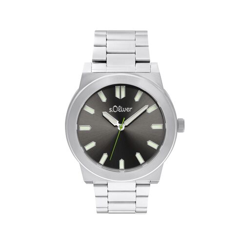 s.Oliver Herren Uhr Armbanduhr Edelstahl silber 2036556