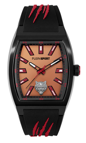 Plein Sport Herren Uhr Analog Quarz PLEIN SPORT GAZE PSRBA0323 Silikon
