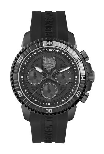 Plein Sport Herren Uhr Multifunktion Analog Quarz POWERLIFT PSPBA1223 Silikon