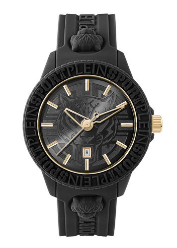 Plein Sport Herren Uhr Analog Quarz FEARLESS PSQBA0223 Silikon