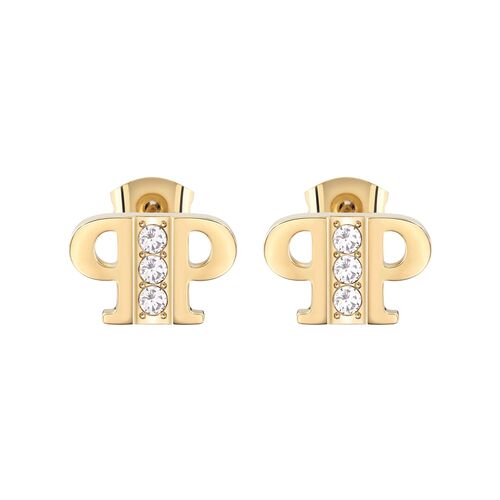 Philipp Plein Damen Ohrringe Ohrstecker Edelstahl IP Gold PP ELEMENTS PJ4EA03EU
