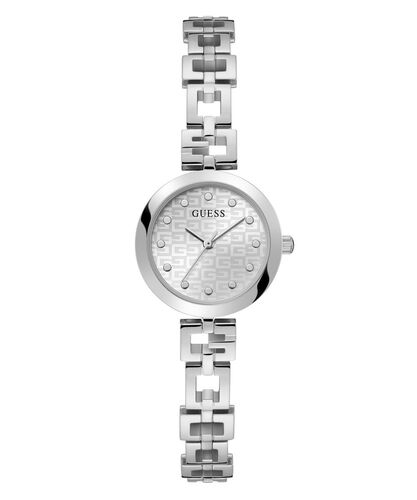 Guess Damen Uhr Armbanduhr LADY G GW0549L1 Edelstahl silber 