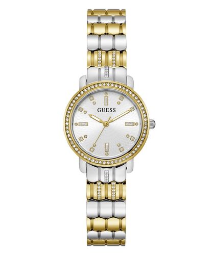 Guess Damen Uhr Armbanduhr HAYLEY GW0612L2 Edelstahl bicolor