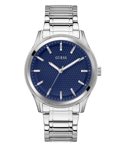 Guess Herren Uhr Armbanduhr DEX GW0626G1 Edelstahl silber 