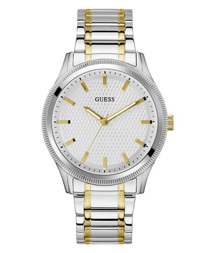 Guess Herren Uhr Armbanduhr DEX GW0626G4 Edelstahl bicolor