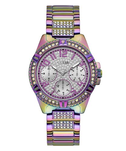 Guess Damen Uhr Armbanduhr LADY FRONTIER GW0044L1 Edelstahl mehrfarbig