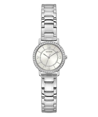 Guess Damen Uhr Armbanduhr MELODY GW0468L1 Edelstahl silber 