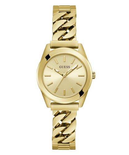 Guess Damen Uhr Armbanduhr SERENA GW0653L1 Edelstahl gold