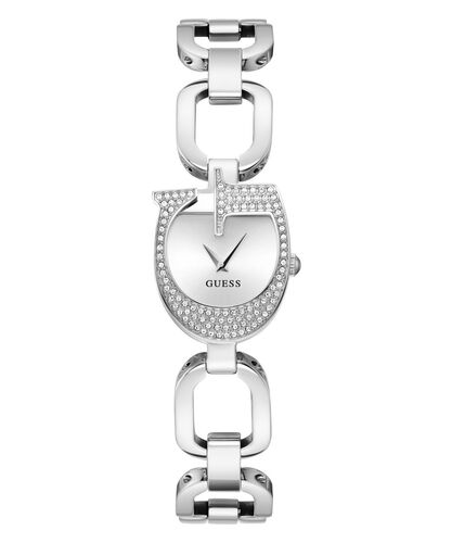 Guess Damen Uhr Armbanduhr GIA GW0683L1 Edelstahl silber